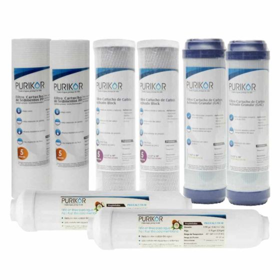 [KIT12-ROUF] Kit de Mantenimiento 12 Meses para Equipos de Osmosis Inversa UltraFiltracion