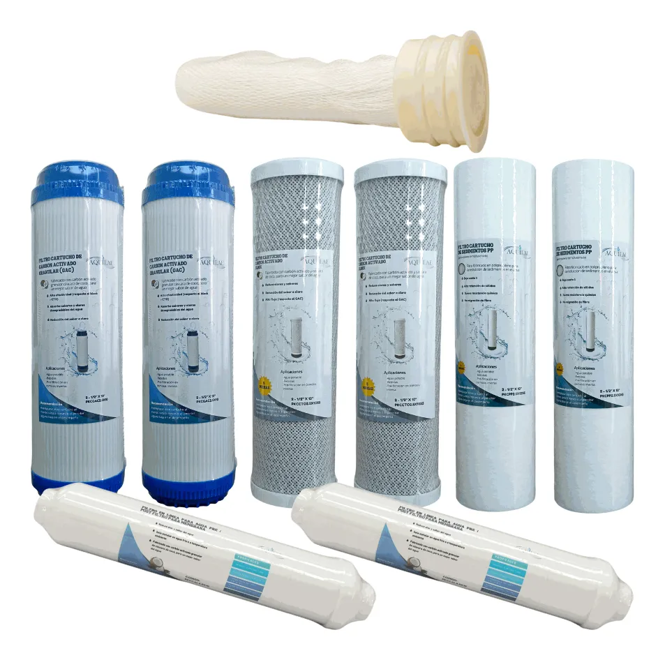 [KIT12-ROUF + PKUF-M] Antisarro Desinfectante Finefilt Polifosfato 