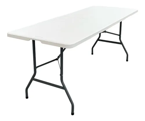 6 FT FOLD IN HALF TABLE White