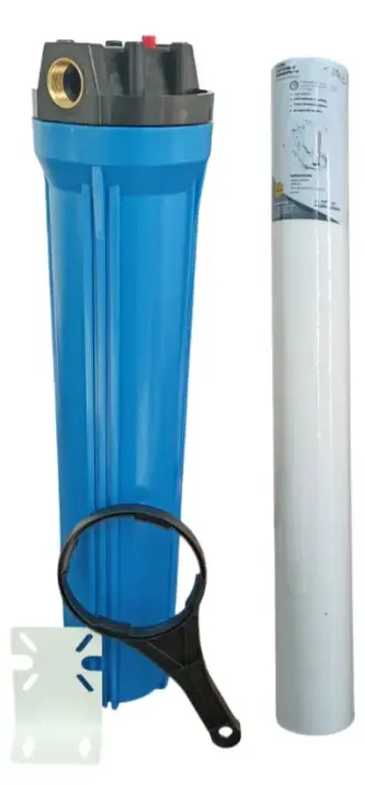 KIT Portafiltro Azul 2.5x20 + Cartucho Carbon Granular