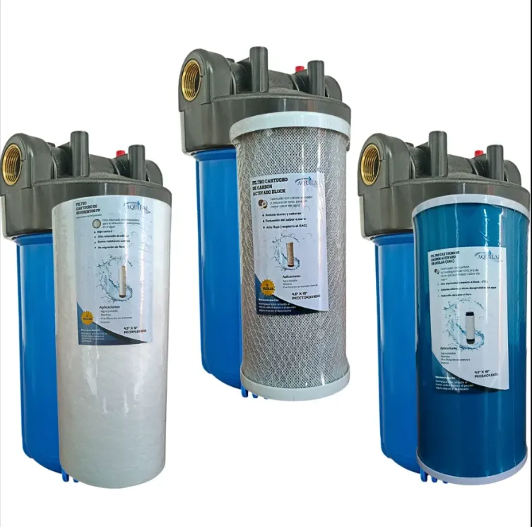 [PKPFBB10X1P 3 PKCCTO PKCPP PKCGAC 4.5X10X5] Kit de filtros Jumbo 4.5x10 Carbon + Sedimentos + Granular